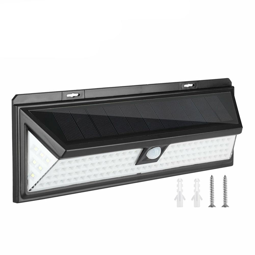 118 LED Solar Wall Light for Fences – 1000 Lumen Brightness