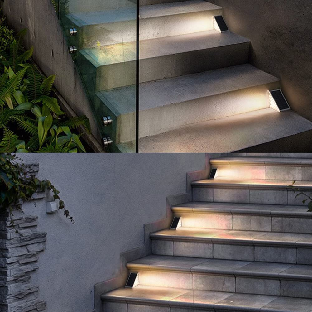 Solar Lights for Outdoor Stairs and Walkways