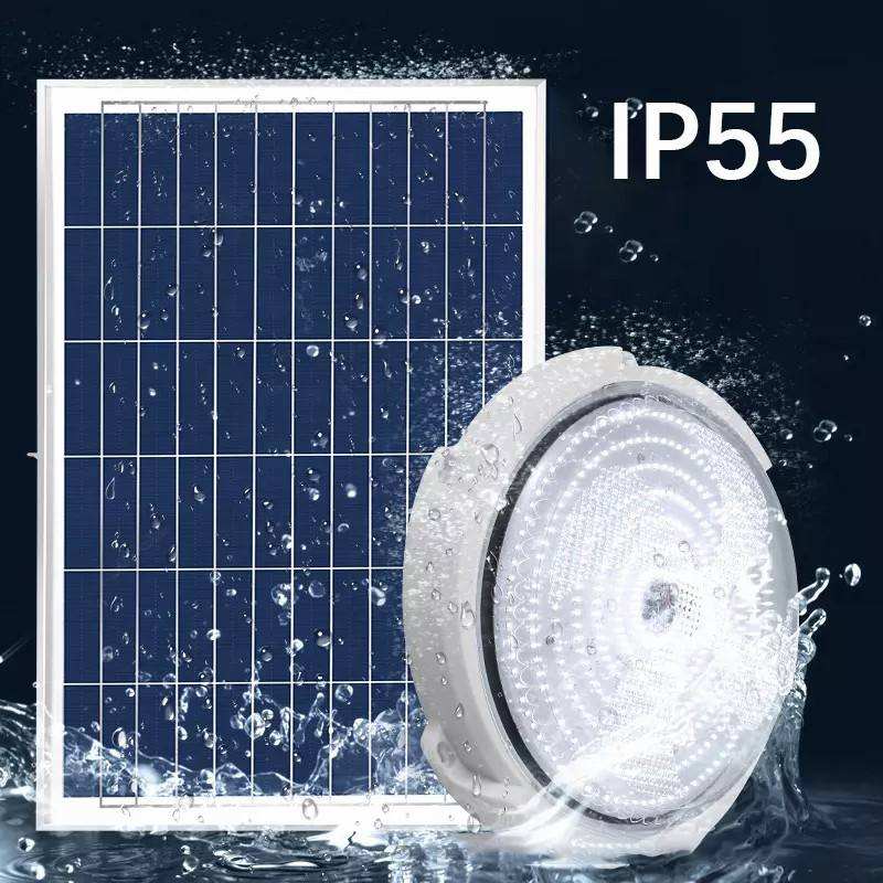 Indoor/Outdoor Solar Ceiling Light with Remote Control
