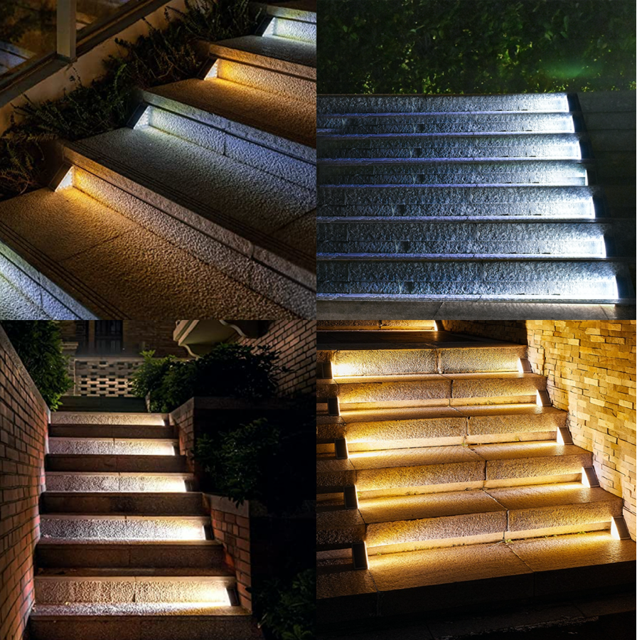 Solar Lights for Outdoor Stairs and Walkways