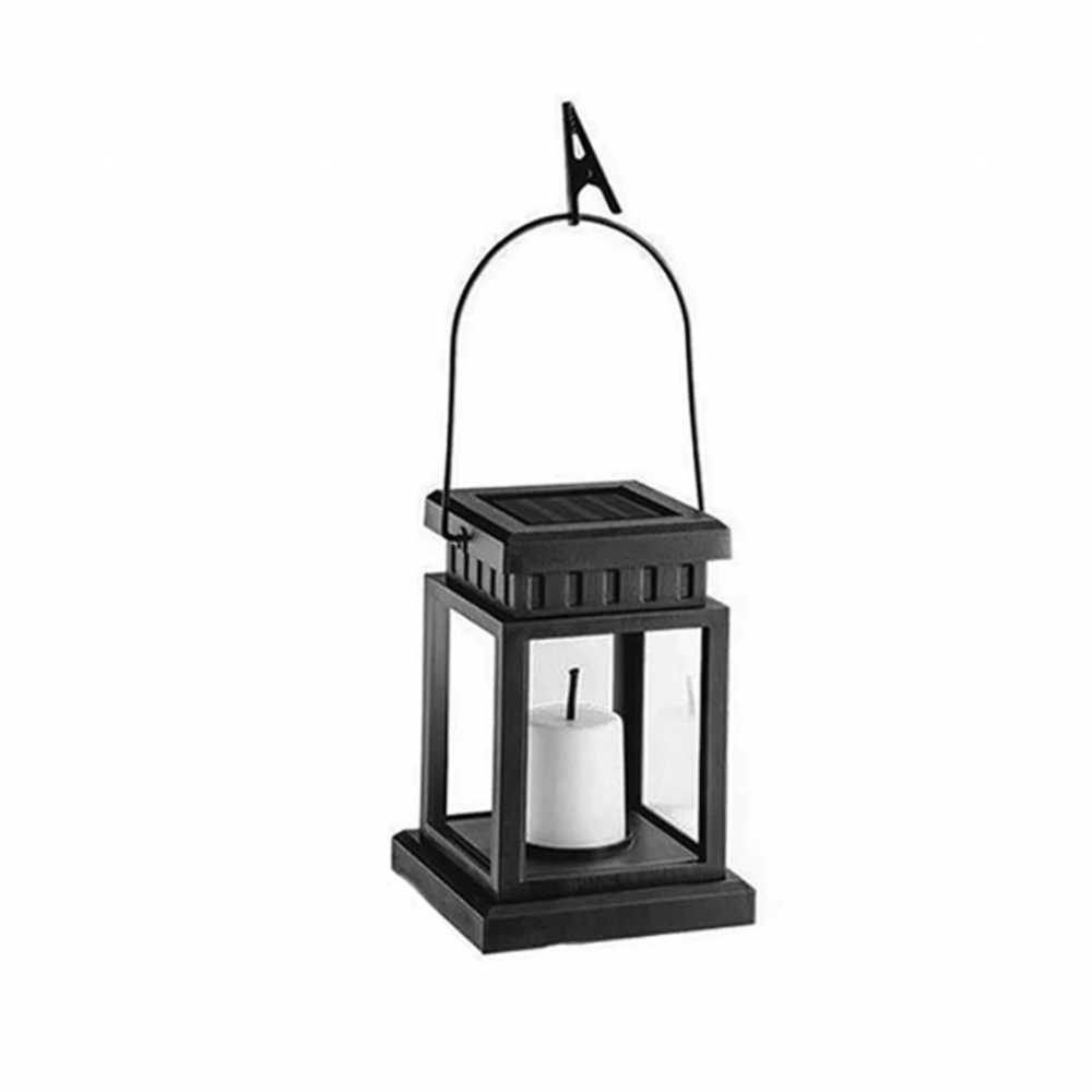 Gadgy Oosterse Solar Lantaarns voor Buiten, Set van 2 in Donkerbrons/Goud, Metalen Hanglampen met LED-verlichting, Solar Tuinverlichting, 52,5 x 10 cm