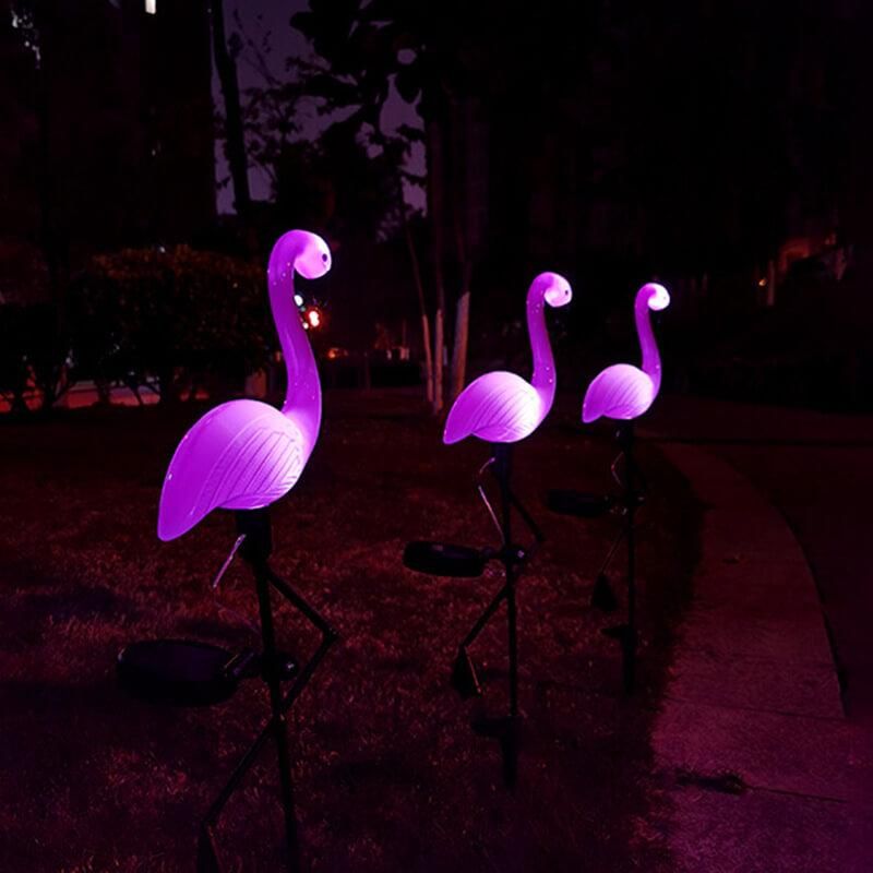 FlamingoGlow - LED gazon flamingo lamp op zonne-energie